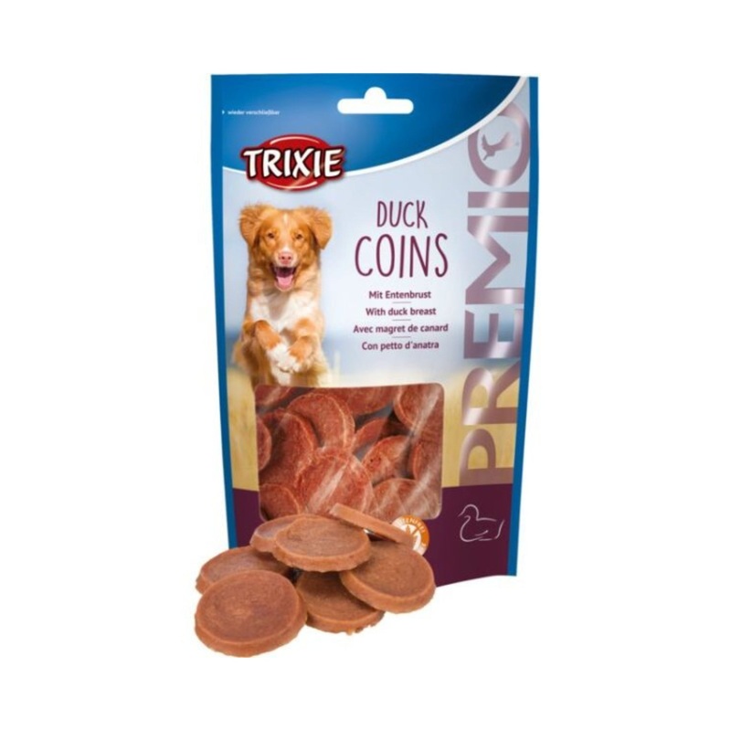 Trixie Dog Treats PREMIO Duck Coins 80g