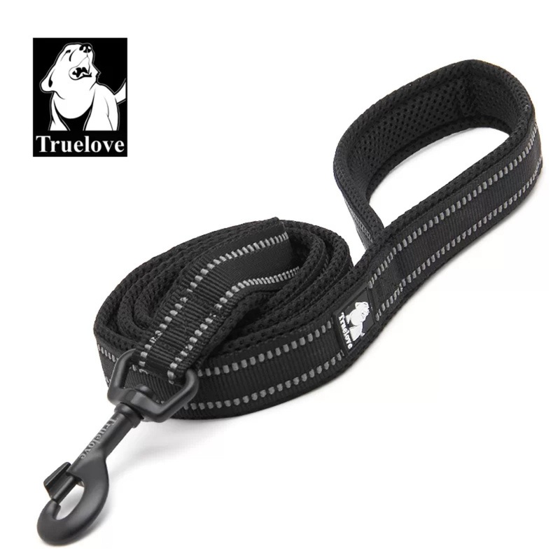 Truelove Classic Leash for Dogs  Durable & Stylish Walking Essential – Black