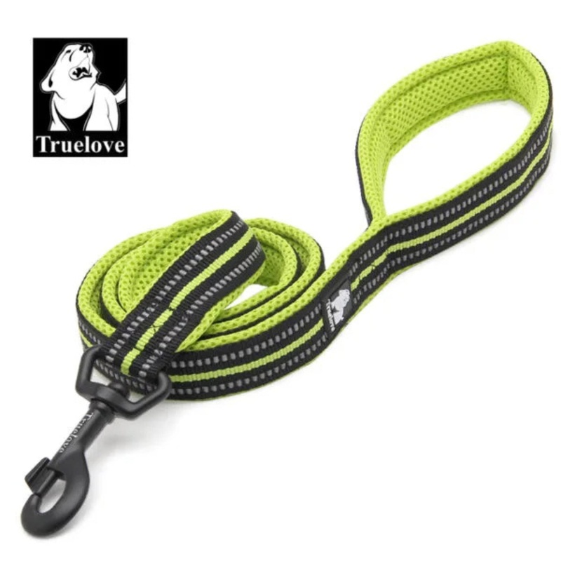 Truelove Classic Leash for Dogs  Durable & Stylish Walking Essential – Neon Yellow