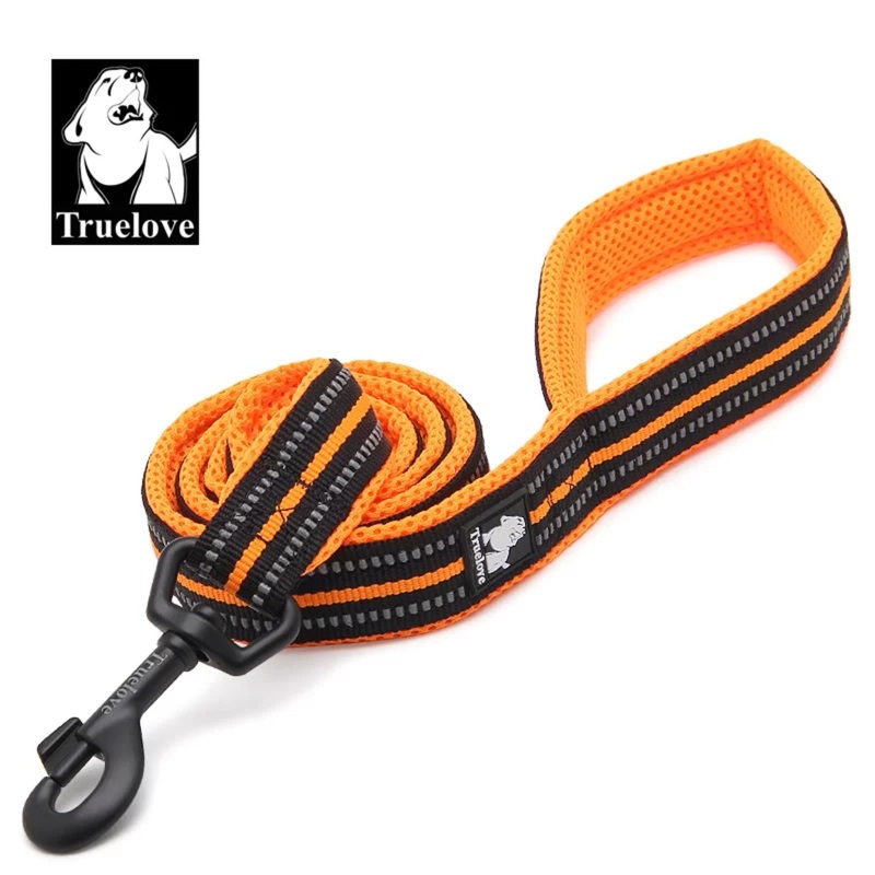 Truelove Classic Leash for Dogs  Durable & Stylish Walking Essential – Orange