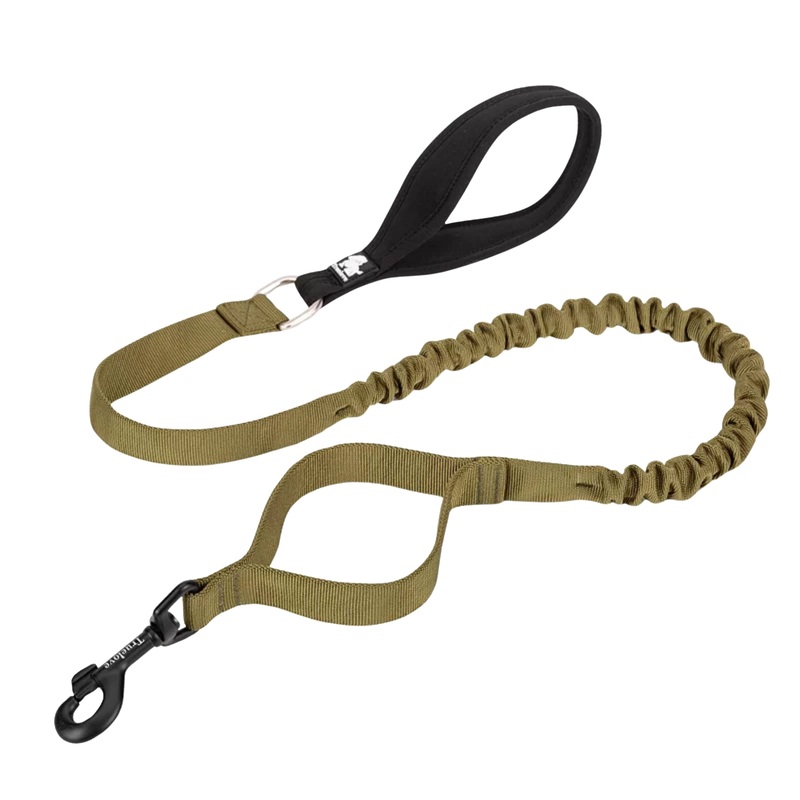 Truelove Durable Bungee Dog Leash – Army Green