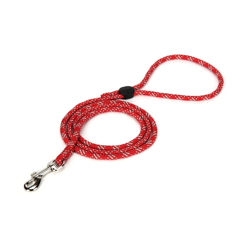 TRUELOVE High Density Rope Webbing Leash for Dogs – Red