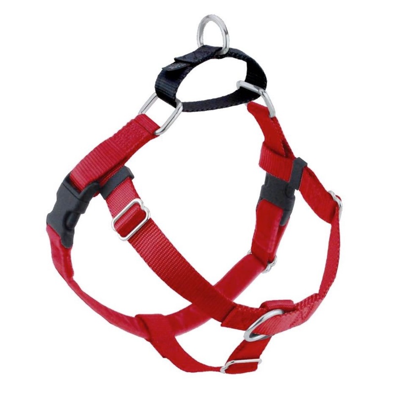 2 Hounds Design Freedom No-Pull Dog Harness Red 5/8Medium  2428