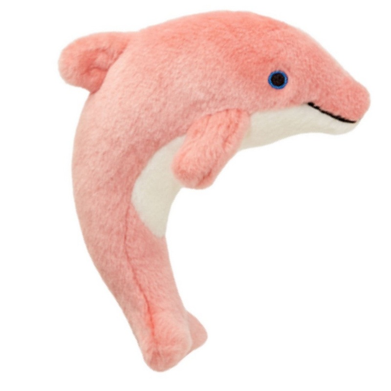Fluff&Tuff Gisele Mini Dolphin Dog Toy Pink