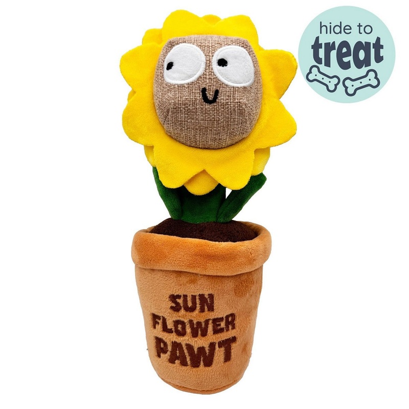 Huxley & Kent Seek ‘n Treat Sunflower Pawt Dog Toy Large