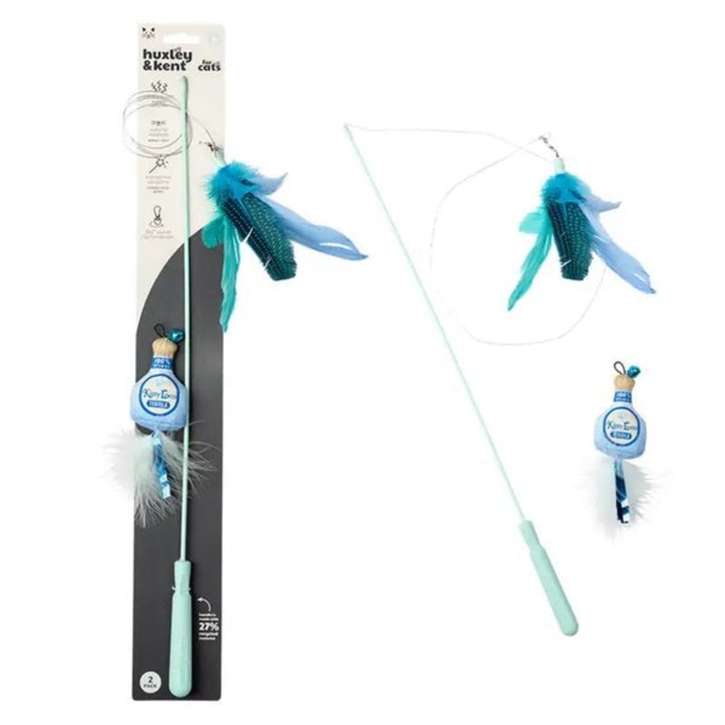 Huxley & Kent Teaser Kitty Loco Wand Cat Toy
