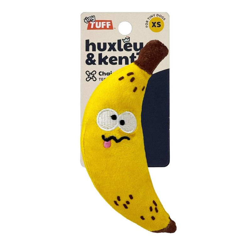 Huxley & Kent Tiny Tuff Bruiser Banana Dog Toy