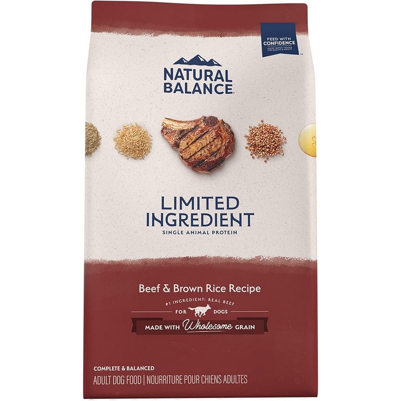 Natural Balance LID Limited Ingredient Diet Dry Dog Food – Beef & Brown Rice – 12lb