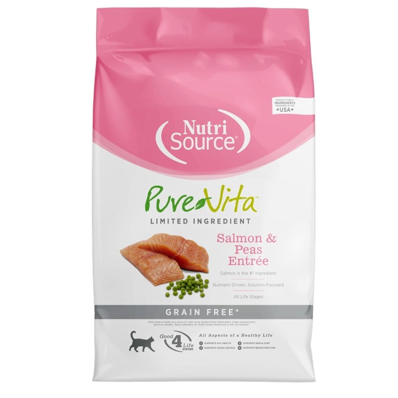 PureVita Grain Free Salmon & Peas Limited Ingredient Cat Food 12lb
