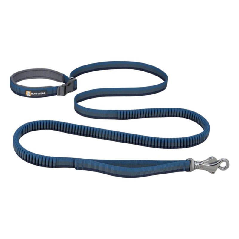 RuffWear Roamer Bungee Dog Leash 7.3-11′ Orion Blue