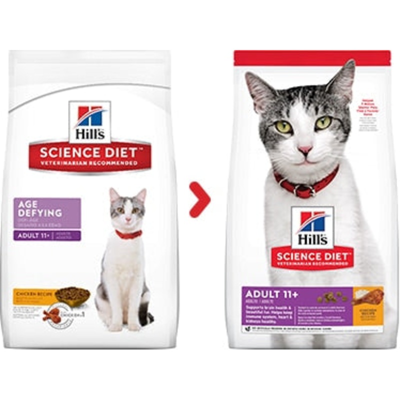 Science Diet Adult 11+ Chicken Recipe Dry Cat Food 3.5lb