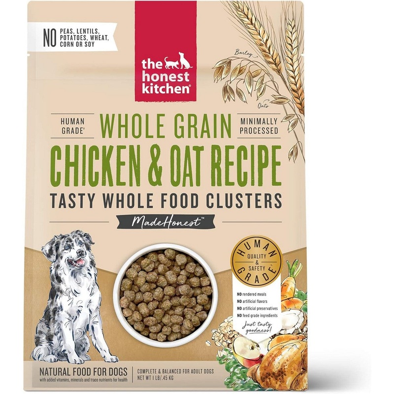 The Honest Kitchen Whole Grain Chicken Whole Food Clusters – Dry Dog Food – 1lb Bag