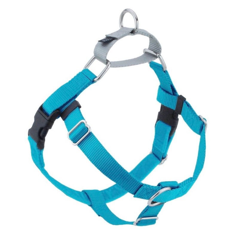 2 Hounds Design Freedom No-Pull Dog Turquoise 5/8Small 2024