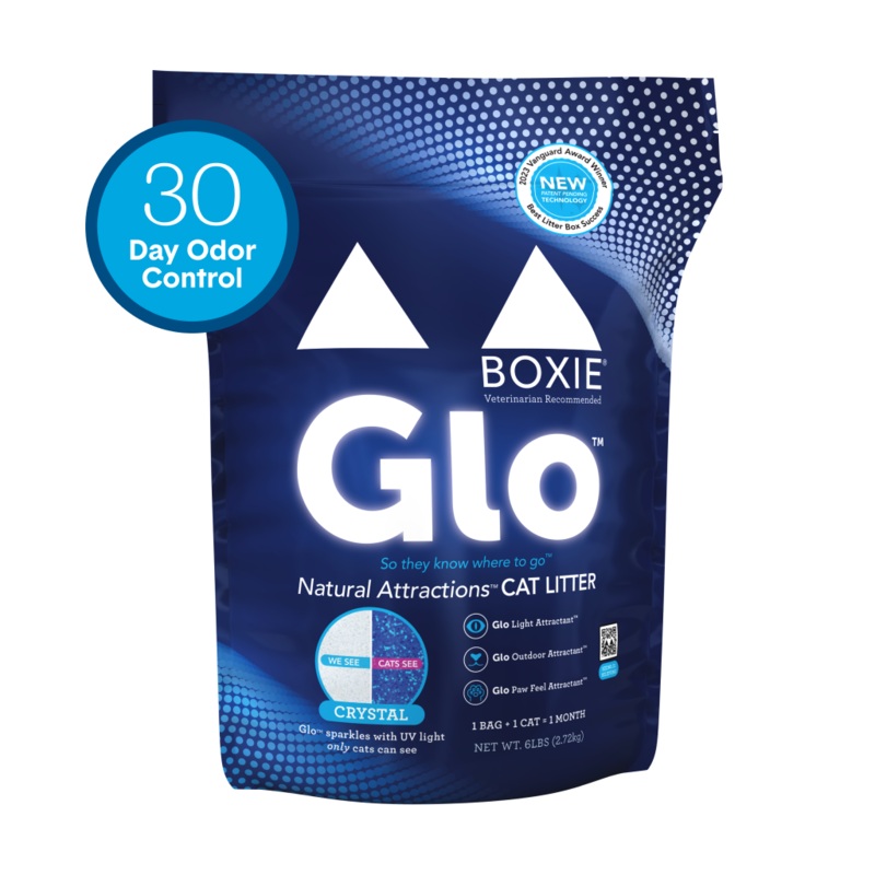 Boxie Cat Glo Natural Attractions Non-Clumping Crystal Litter 6lb