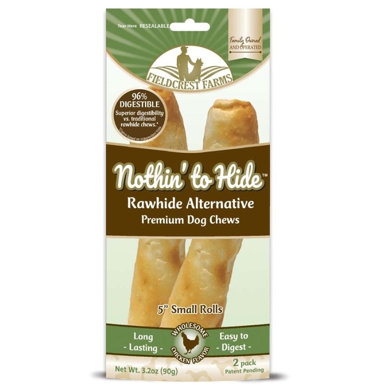 Fieldcrest Farms Nothin’ To Hide Roll Dog Treat Chicken 1ea/5 in Small 2 Pack