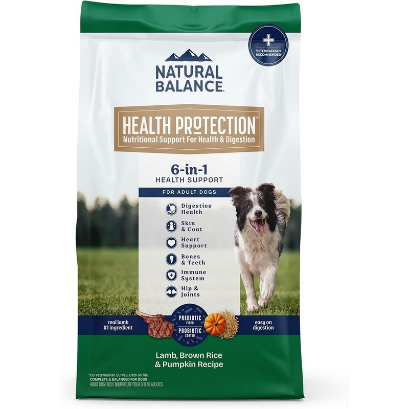 Natural Balance Health Protection Dry Dog Food – Lamb Rice & Pumpkin – 24lb