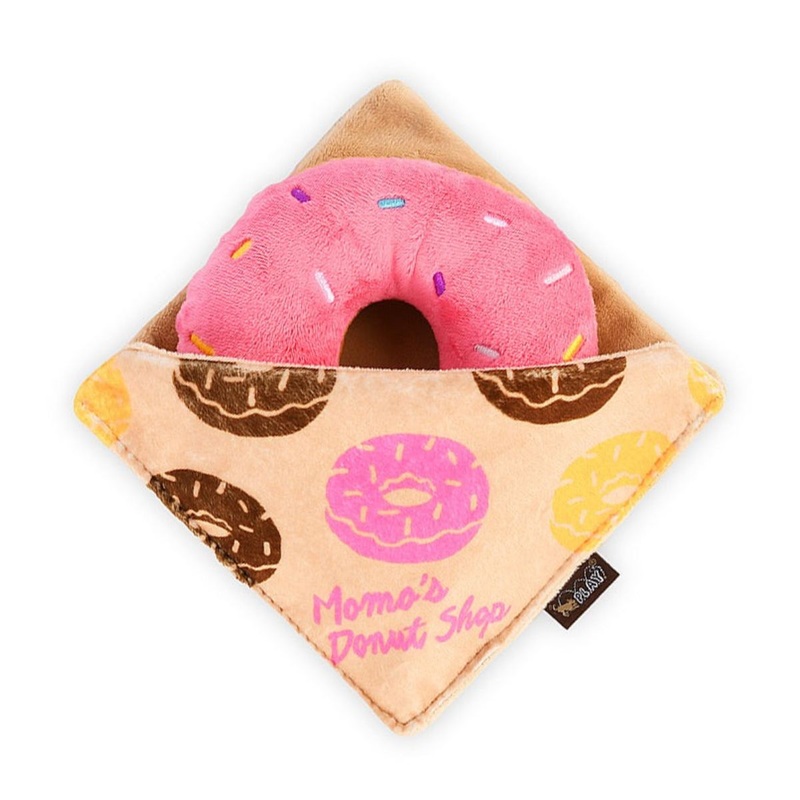 PLAY Pup Cup Cafe Doughboy Donut Dog Toy XS