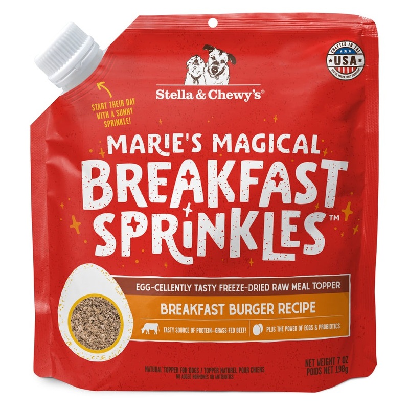 Stella & Chewy’s Maries Magical Breakfast Sprinkles Burger Dog Food Topper 7oz
