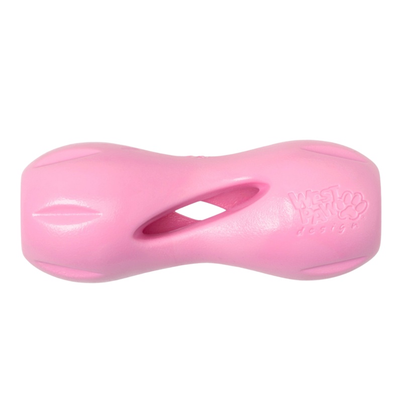 WEST PAW Qwizl Toy for Dogs, Bubblegum, L, 6.5