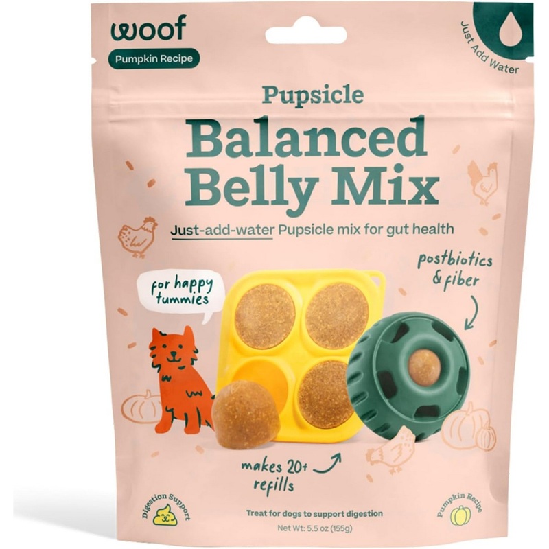 Woof Balanced Belly Pupsicle Mix 5.5oz – Lickable Dog Treats