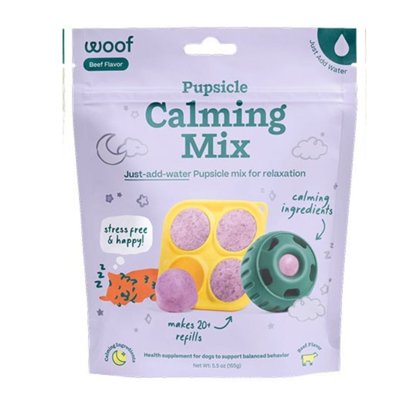 Woof Calming Pupsicle Mix 5.5oz  – Lickable Dog Treats