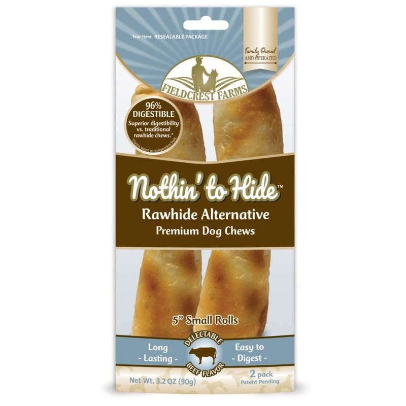 Fieldcrest Farms Nothin’ To Hide Roll Dog Treat Beef Small 2 Pk
