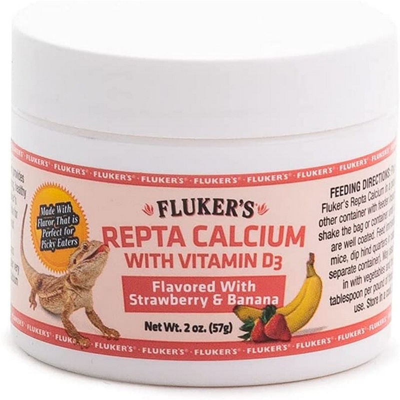 Fluker’s Strawberry Banana Flavored Repta Calcium 2oz