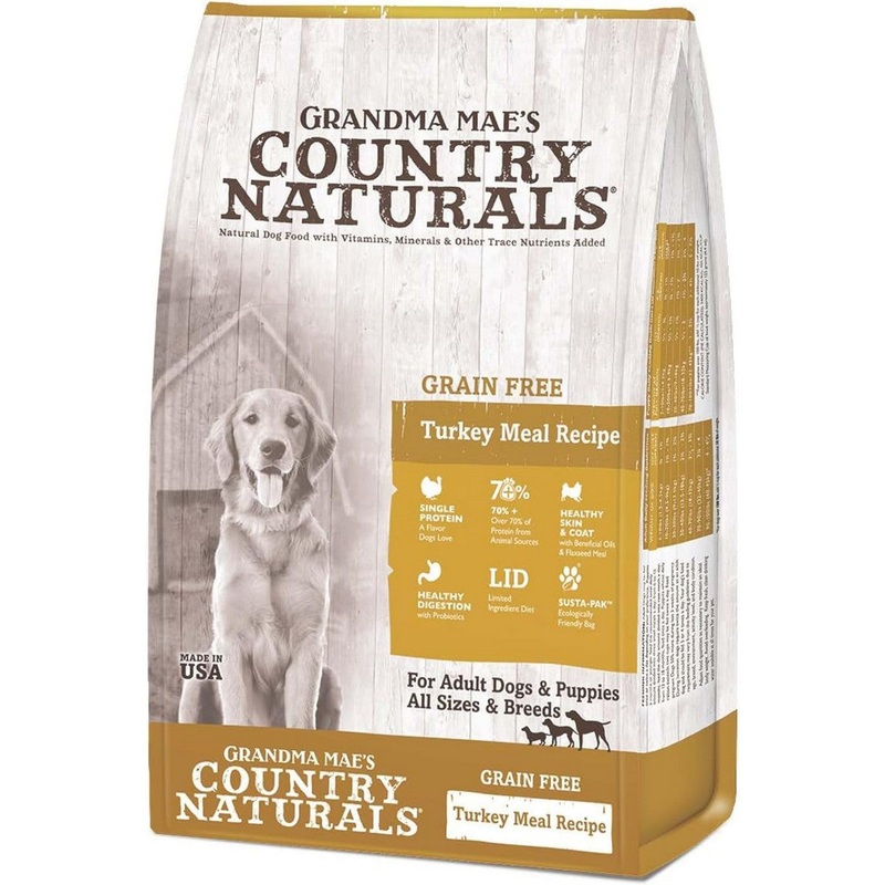 Grandma Mae’s Limited Ingredient Diet Turkey Dry Dog Food 12lb