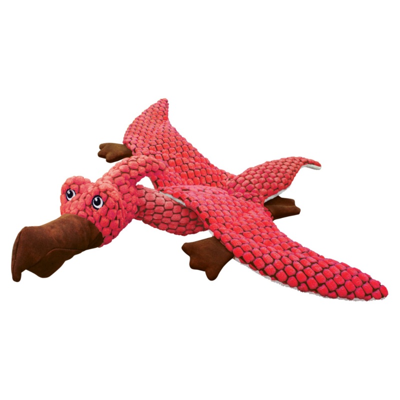 Kong Dynos Pterodactyl Coral, Toy for Dogs, Large