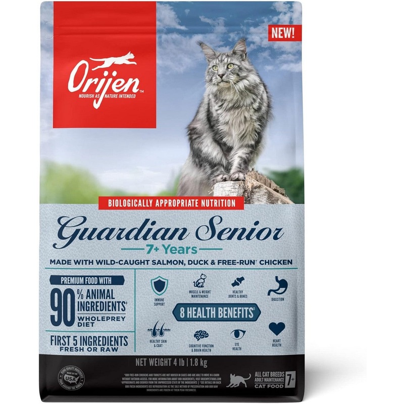 Orijen Grain Free Guardian Senior Dry Cat Food 4lb