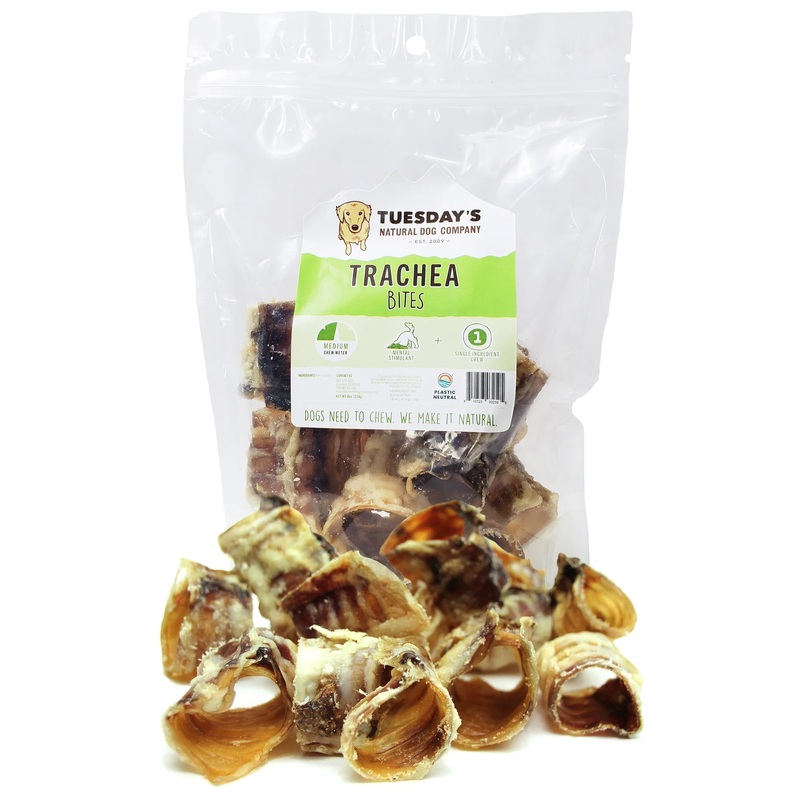Tuesday’s Beef Trachea Bites Dog Treats 8oz