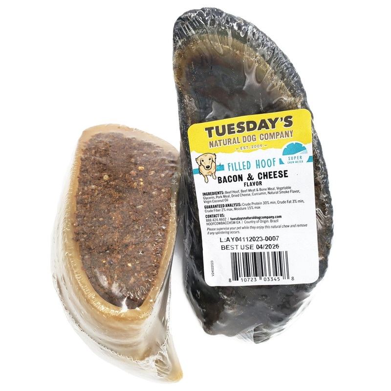 Tuesday’s Filled Hooves Bacon & Cheese Dog Treats