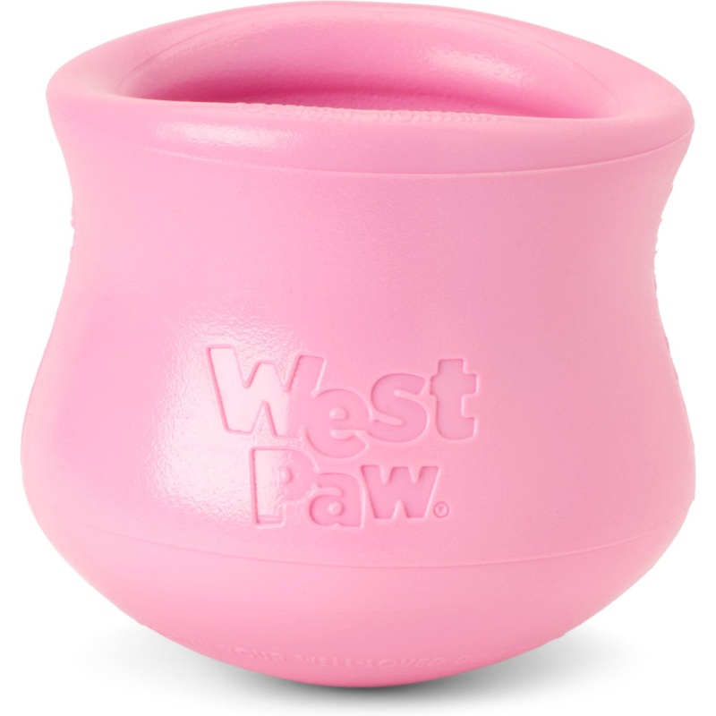 WEST PAW Toppl Toy for Dogs, Bubblegum, L, 3.5 x 4 x 3.5