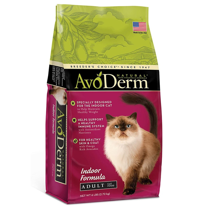 AvoDerm Indoor Dry Cat Food – Chicken – 6lb Bag