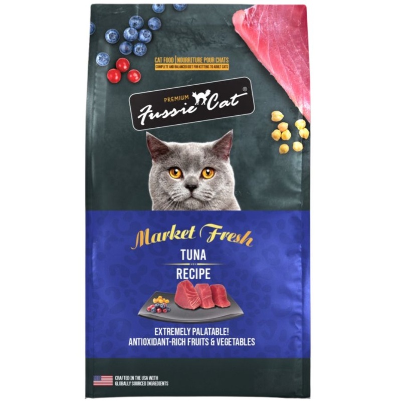 Fussie Cat Market Fresh Tuna Dry Cat Food 10lb