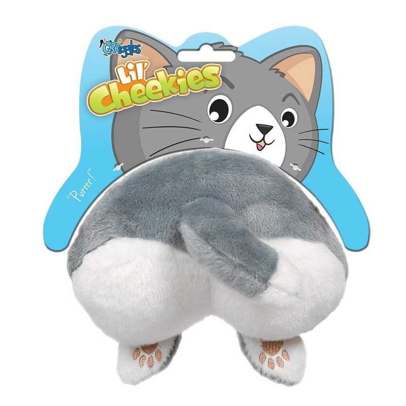 Grriggles Lil’ Cheekies Cat Dog Toy