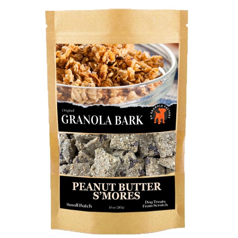 K9 Granola BARK Peanut Butter S’mores Dog Treats 10oz