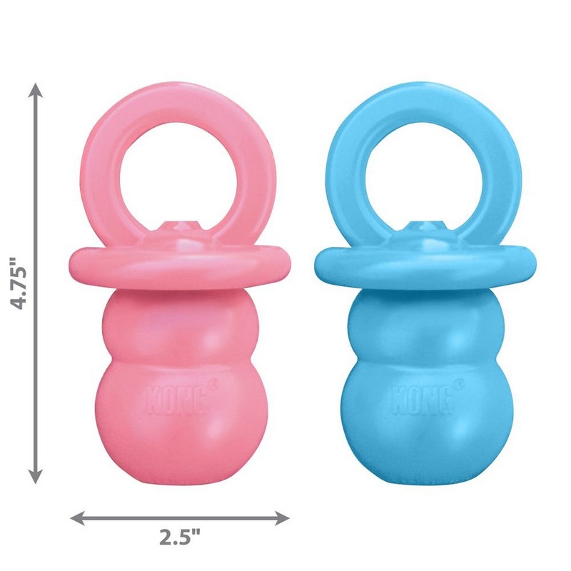 KONG Binkie Small Assorted Pink/Blue Dog Toys