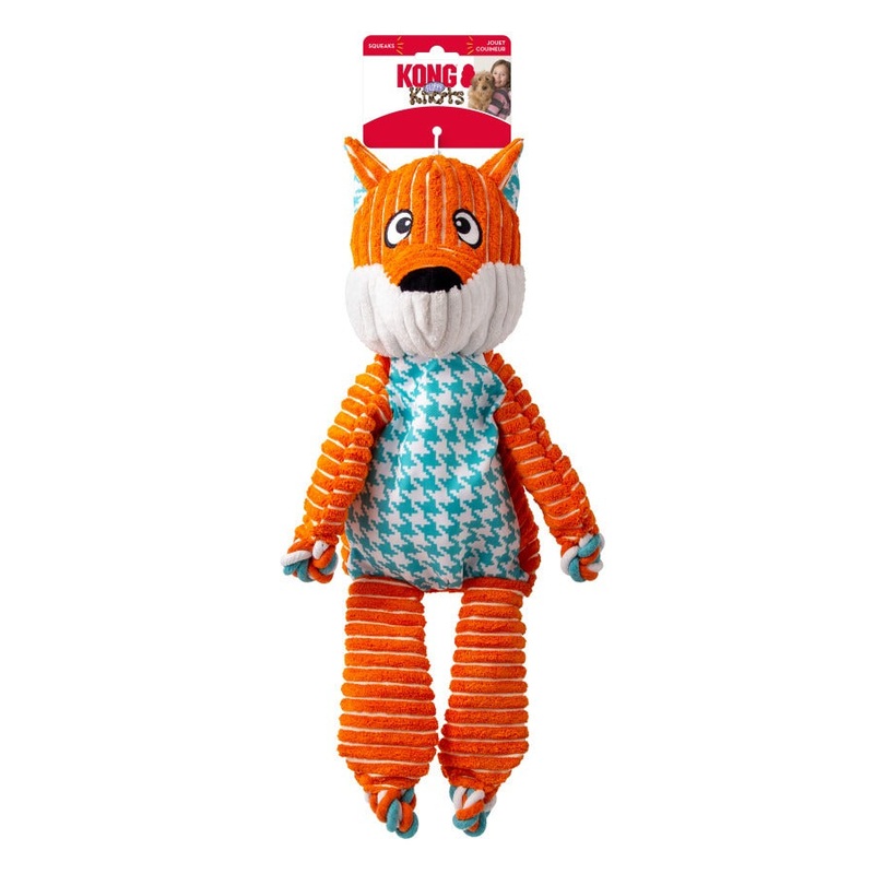 KONG Floppy Knots Fox Dog Toy XL