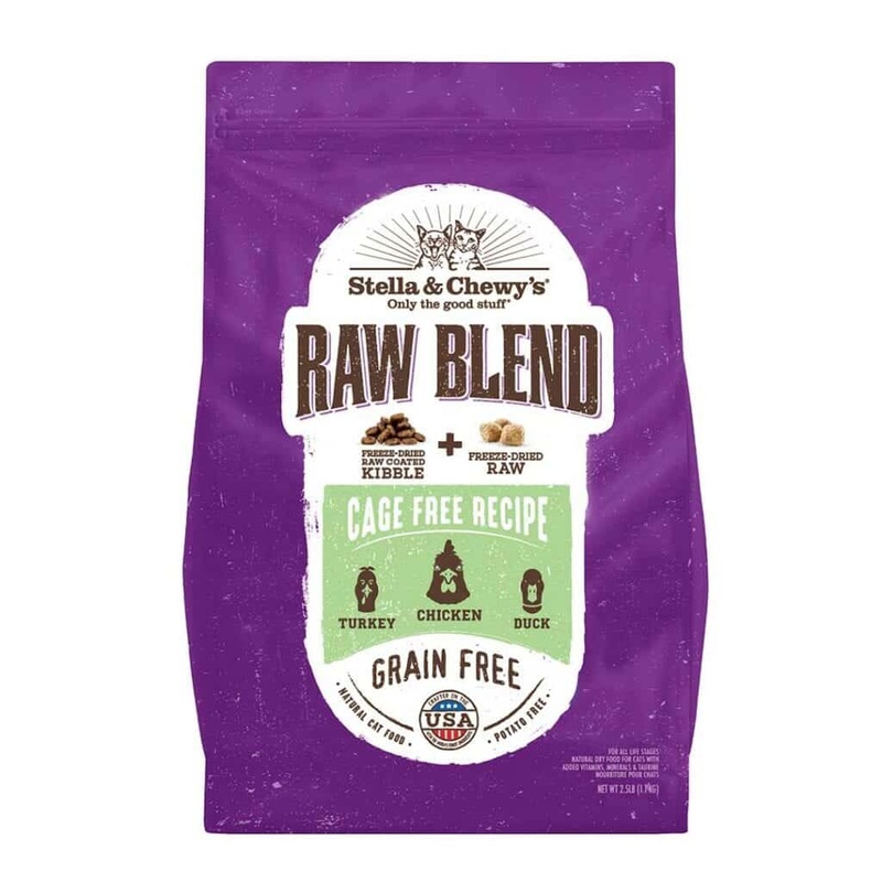 Stella & Chewy’s Raw Blend Cage Free Chicken Recipe Dry Cat Food 10lb