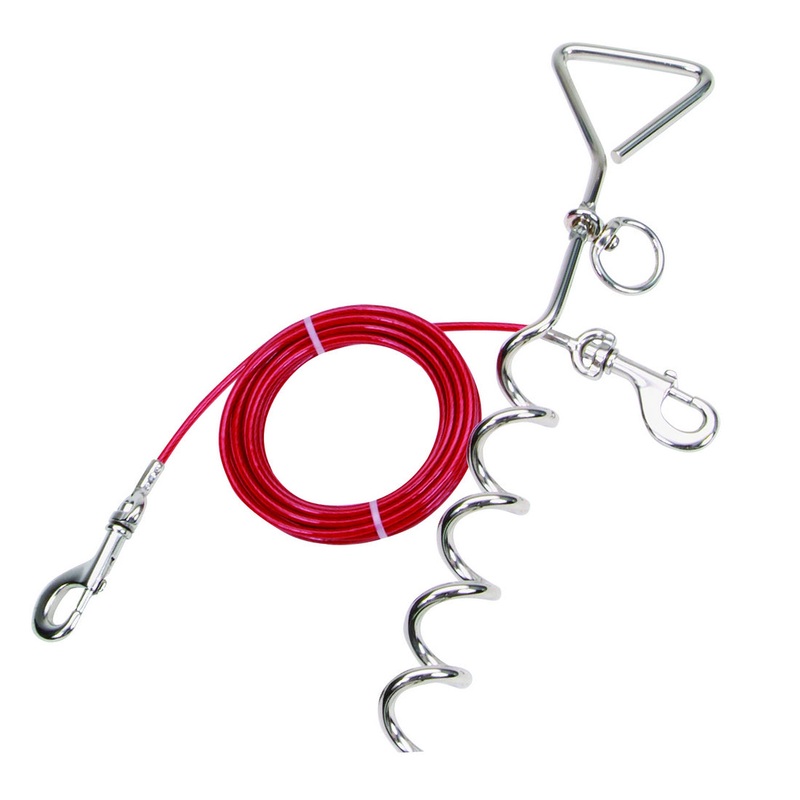 TITAN TIE OUT/SPIRAL STAKE 15′