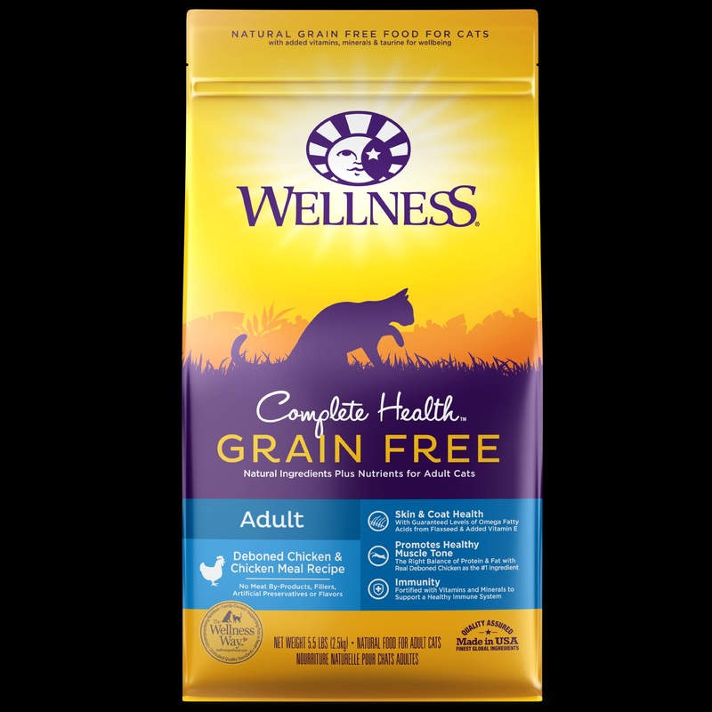Wellness Complete Health Grain Free Adult Chicken Recipe for Cats 5.5lb