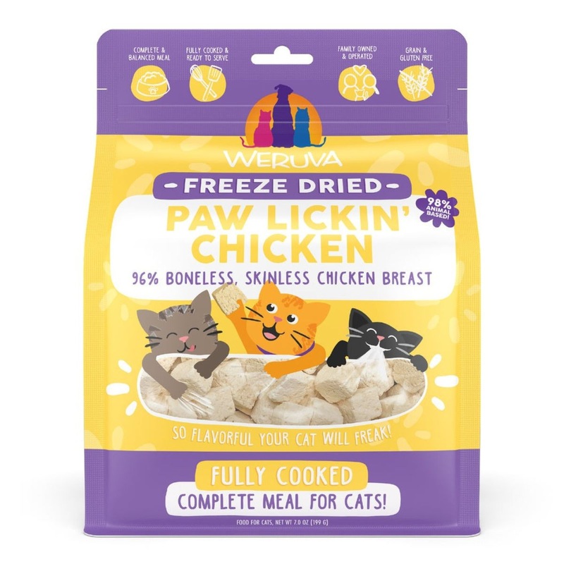 Weruva Paw Lickin’ Chicken Freeze-Dried Cat Food – 1oz Pouch