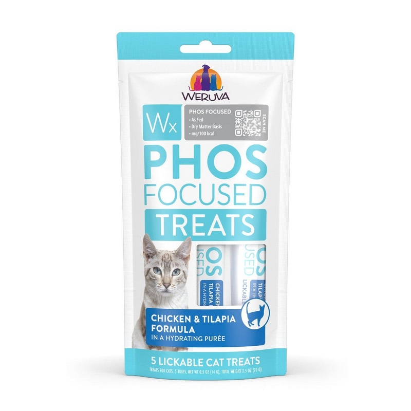 Weruva WX Lickable Chicken & Tilapia Cat Treats 5 Pack