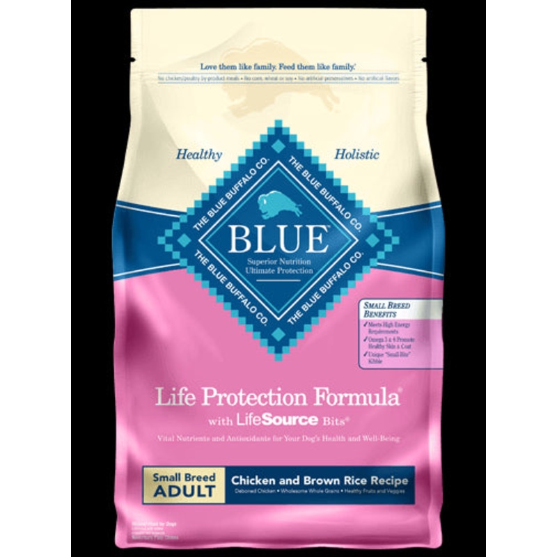Blue Buffalo Chicken & Rice Small Breed Dry Dog Food 15lb