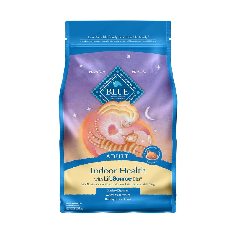 Blue Buffalo Indoor Health Chicken & Brown Rice Recipe Adult Dry Cat Food 7lb
