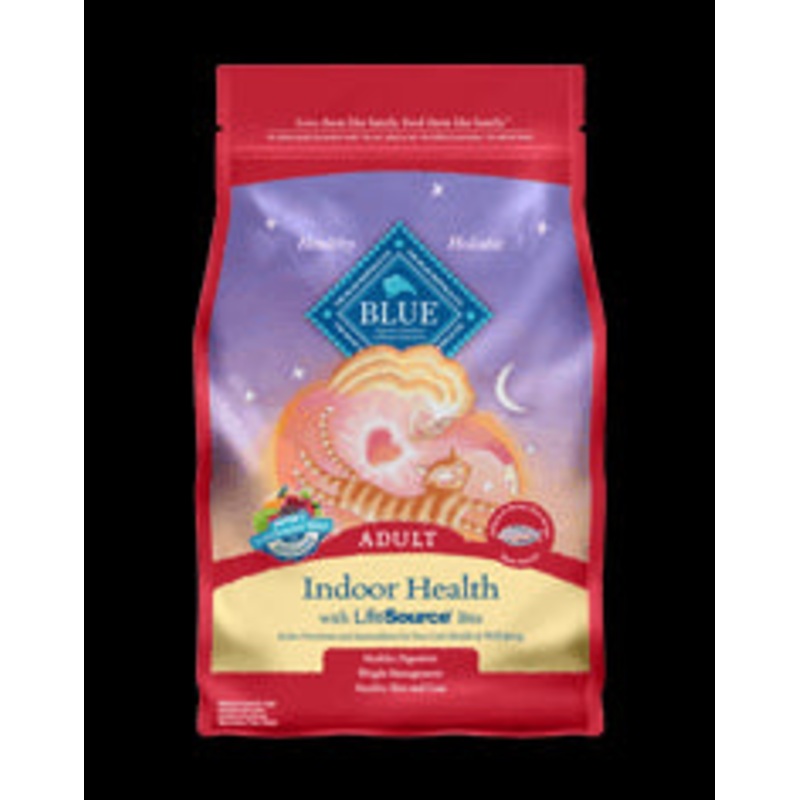 Blue Buffalo Salmon & Rice Indoor Health Dry Cat Food 7lb