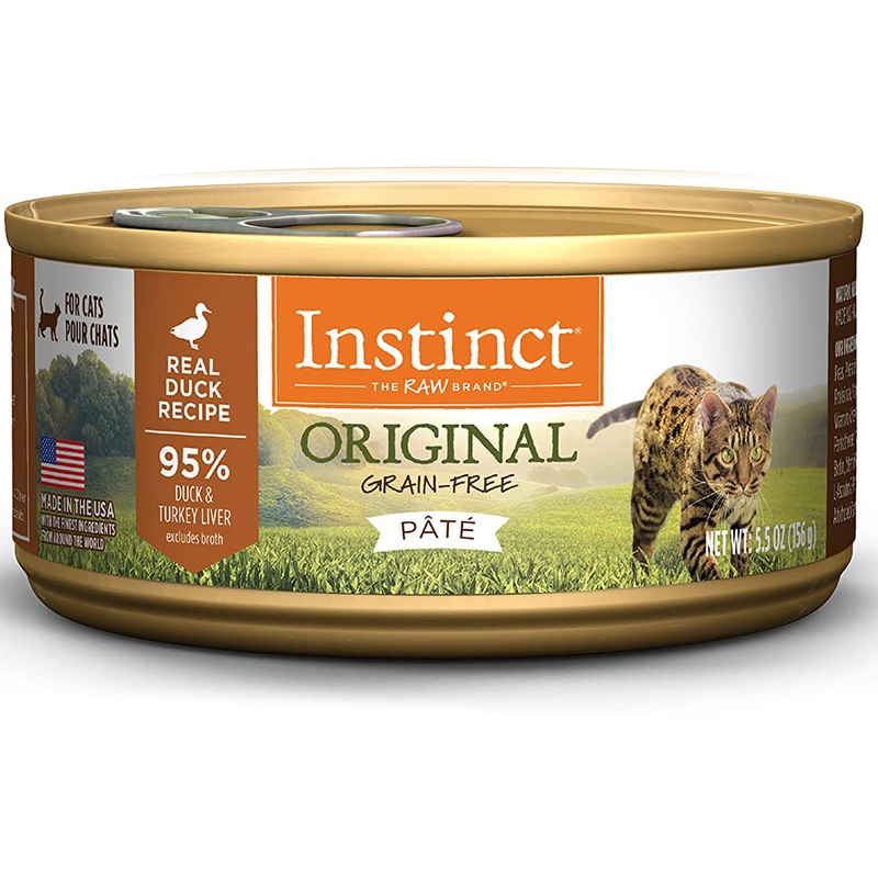 Instinct Original Grain Free Real Duck Recipe Cat Food 5.5oz