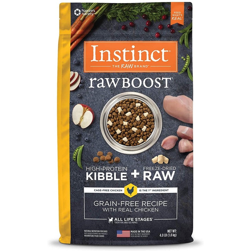 Instinct Raw Boost Grain-Free Chicken Dry Dog Food 4lb