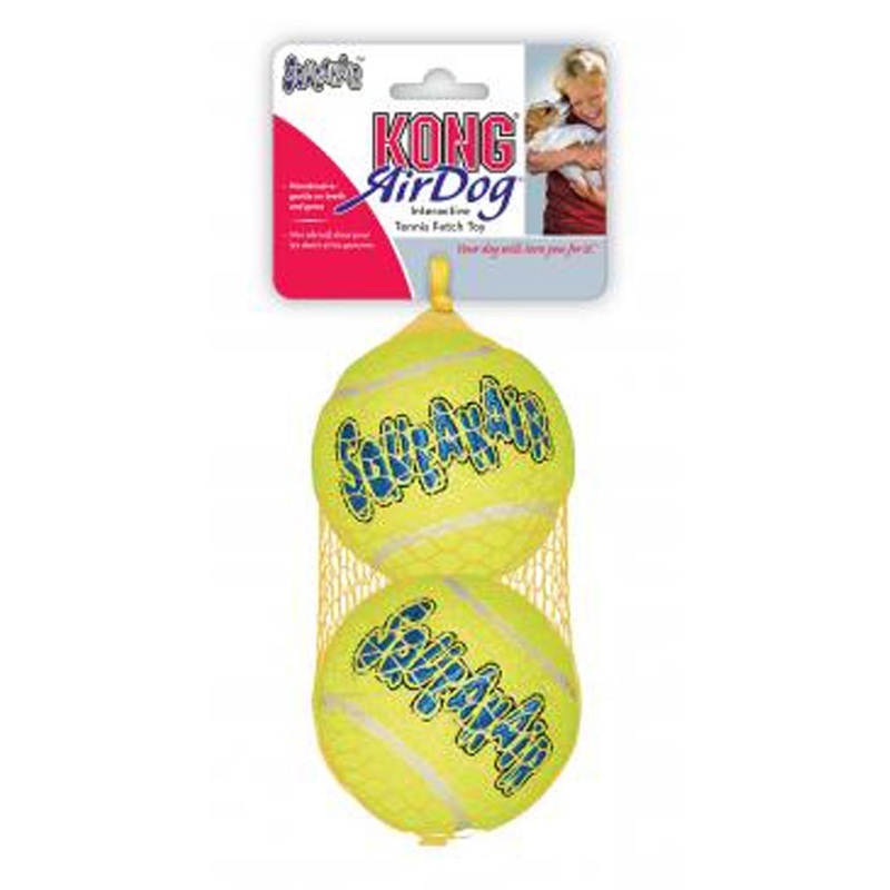 Kong Squeakair Ball Large 2 Pack for Dogs